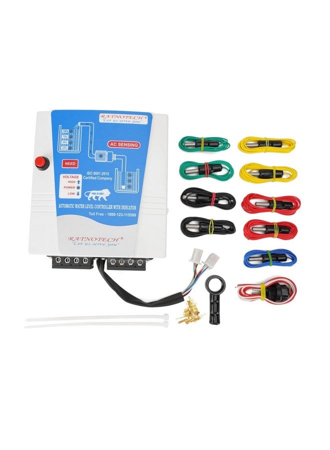 RATNOTECH Fully Automatic Water level Controller for Borewell pump/Submersible pump- (For All Types Motor Up to 3HP) - Image 1