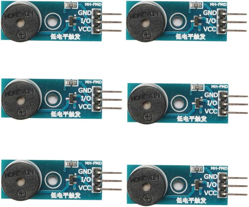Ximimark 6Pcs Active Buzzer Alarm Module Sensor Beep for arduino Smart car - Image 1