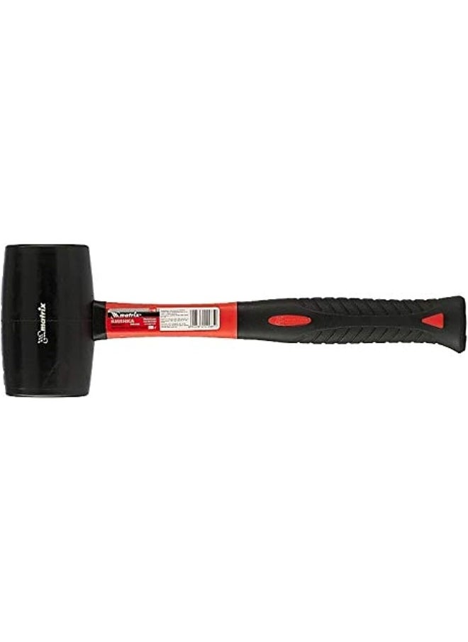 Black Rubber Mallet With Fiberglass Handle (680G)