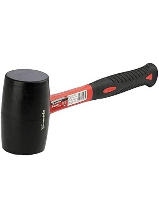 Black Rubber Mallet With Fiberglass Handle (680G)