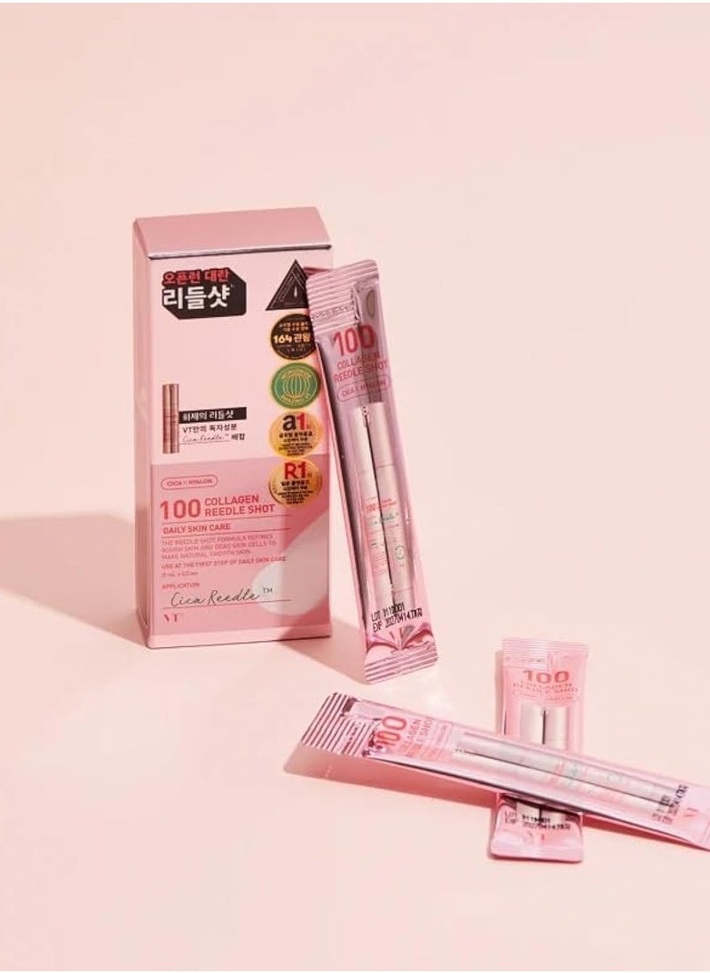 في تي كوزمتيكس VT COSMETICS 100 كولاجين ريدل شوت ستيك بوش 