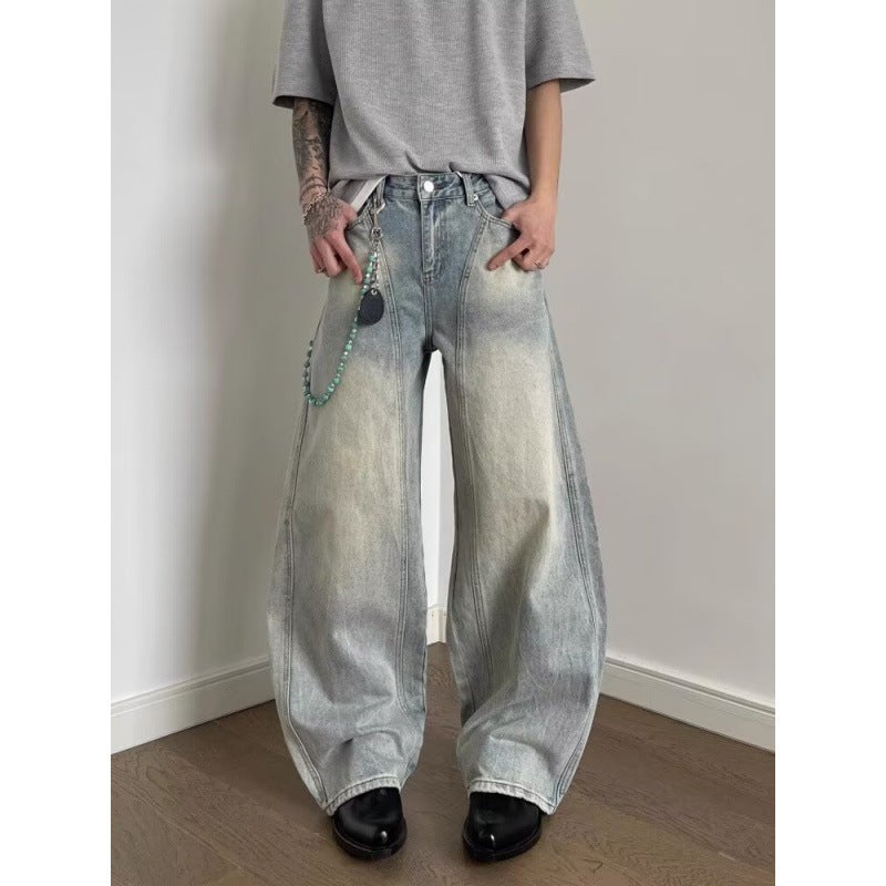 Unisex Classic Denim Jeans Loose Fit Daily Outdoor Wear - Image 5