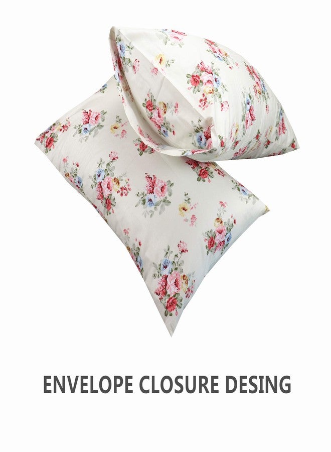WBYCOTBED Luxury Cotton Queen Size Pillow Case Set of 2, Envelope Closure End Pillow Covers, 20 x 30 inches - Image 2