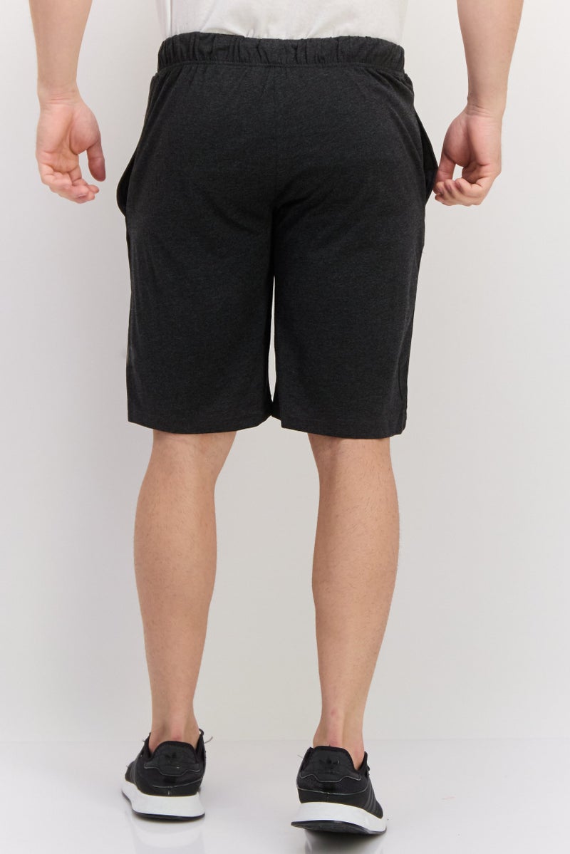 French Connection Men 2 Pack Plain Basic Shorts, Black - Image 3