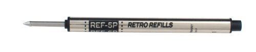 Retro51 Tornado Roller Ball Ink BLACK Refills by Retro 51 (REF5P-B) (Three Pack) - Image 5