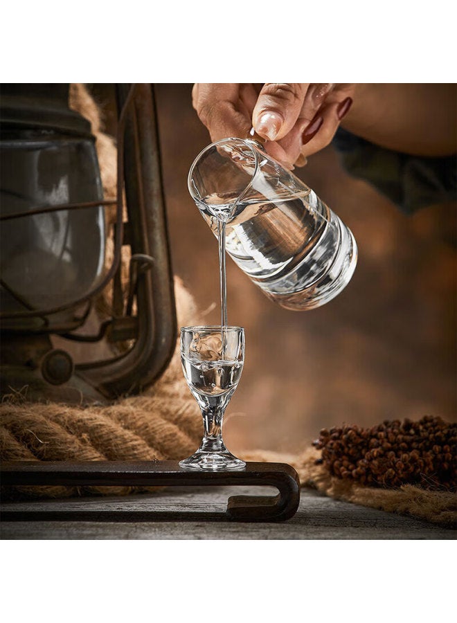 Extreme Space 100ml 2-piece Set Of Liquor Pourers, Decanter, White Wine Glass, Wine Decanter, Liquor Bottle, Measuring Cup - Image 1