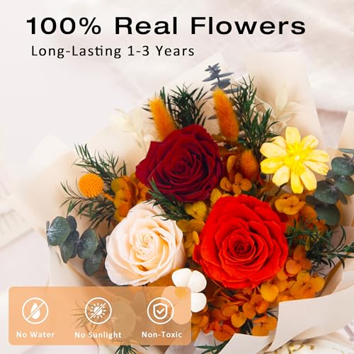 Vrioca Flowers for Delivery, Preserved Flowers Bouquets, Birthday Gifts for Women Mom - Image 2