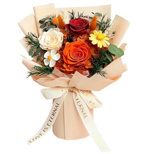Vrioca Flowers for Delivery, Preserved Flowers Bouquets, Birthday Gifts for Women Mom - Image 1