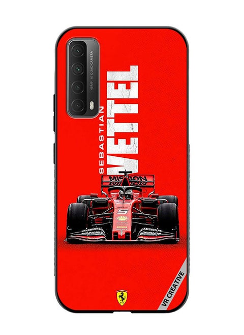 Protective Case Cover For Huawei Y7a F1 Racing Car Design Multicolour