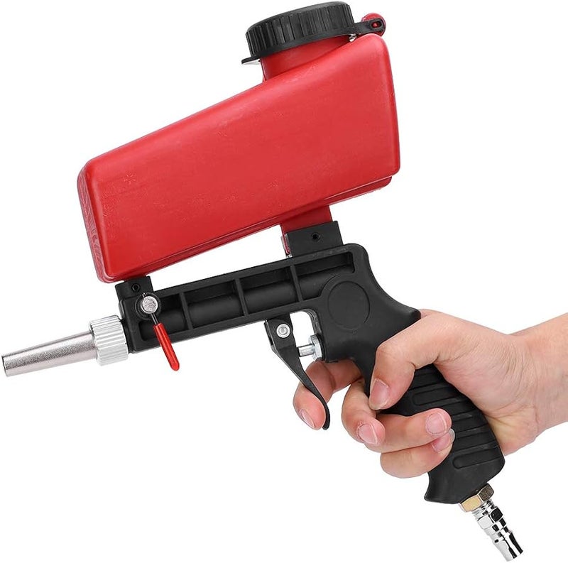 Pneumatic Sandblasting Machine Hand Held with Safety Switch for Spray Polishing Derusting Metal Surface Trimming - Image 5