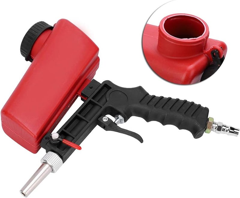 Pneumatic Sandblasting Machine Hand Held with Safety Switch for Spray Polishing Derusting Metal Surface Trimming - Image 3