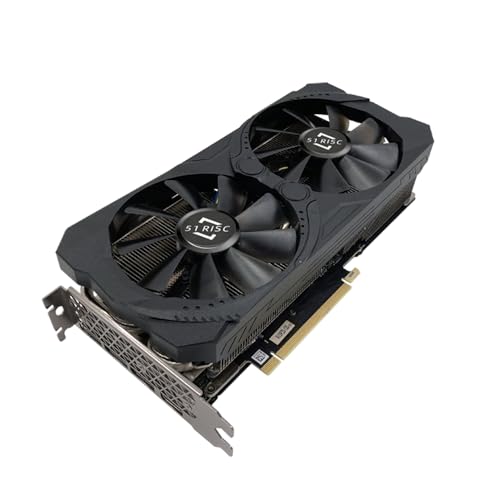 51RISC RTX 3070 Graphics Card, 8GB GDDR6 PCIe 4.0 256-bit HDMI 2.1 DisplayPort 1.4a Dual Fan Cooling Protective Backplate(RTX 3070 8GB - Black) - Image 3