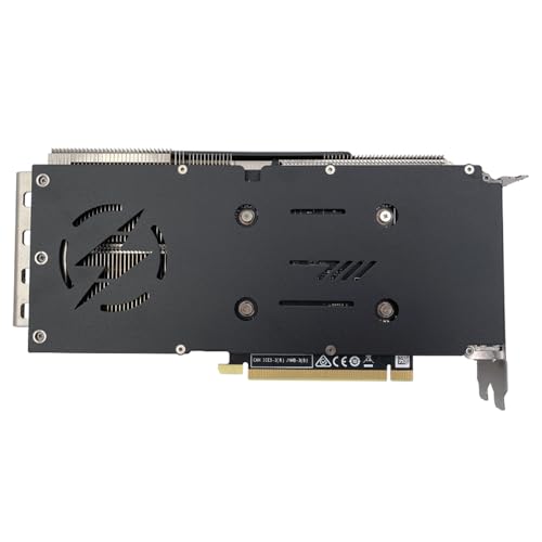 51RISC RTX 3070 Graphics Card, 8GB GDDR6 PCIe 4.0 256-bit HDMI 2.1 DisplayPort 1.4a Dual Fan Cooling Protective Backplate(RTX 3070 8GB - Black) - Image 5