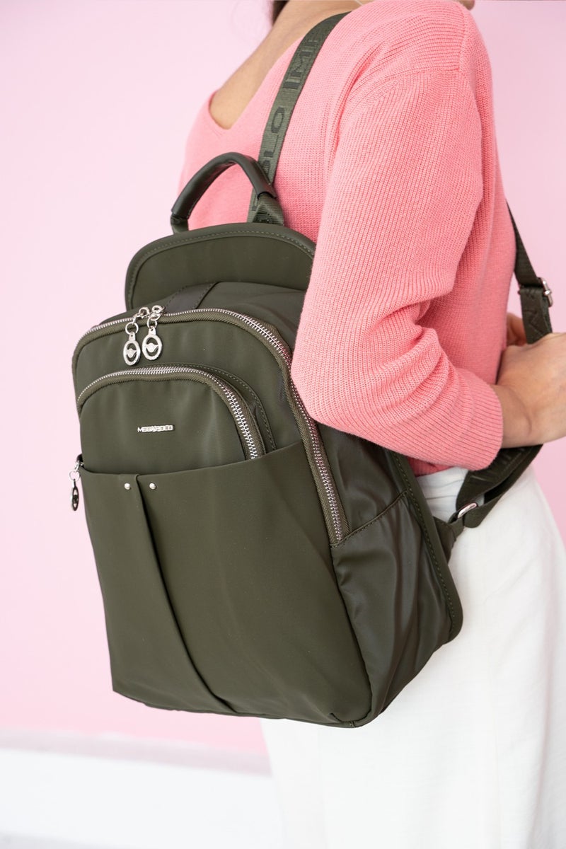 Çanta Trend Bag Trend Mega Brand Imported Satin Adjustable Shoulder Strap Backpack  - Image 2