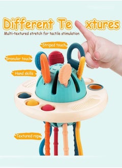 BELLSBERRY Silicone Sensory Pull Toy Montessori Inspired Fun for Travel and Fine Motor Skills Development  - Image 4