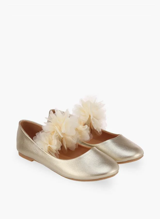 Flora Bella By Shoexpress Flora Bella Girls Embellished Ballerina Shoes