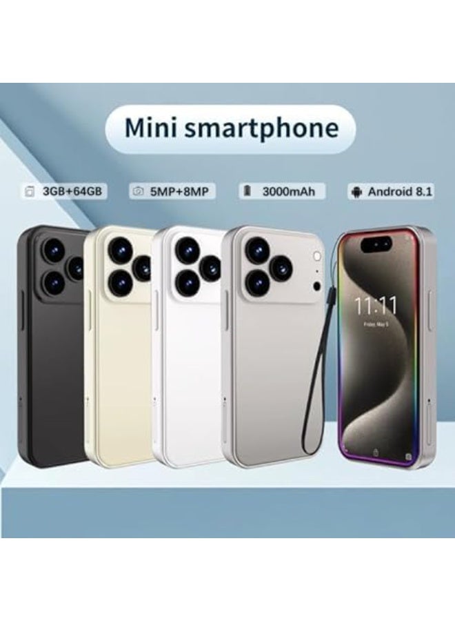 SOYES 17 Pro Max Mini Smartphone, 4 Inch AMOLED Display & Brand Logo, 8GB RAM, 512GB Storage, Compact Finger Size Android Mobile, Dual SIM, Small Pocket Phone,13MP+30MP Camera - Image 5
