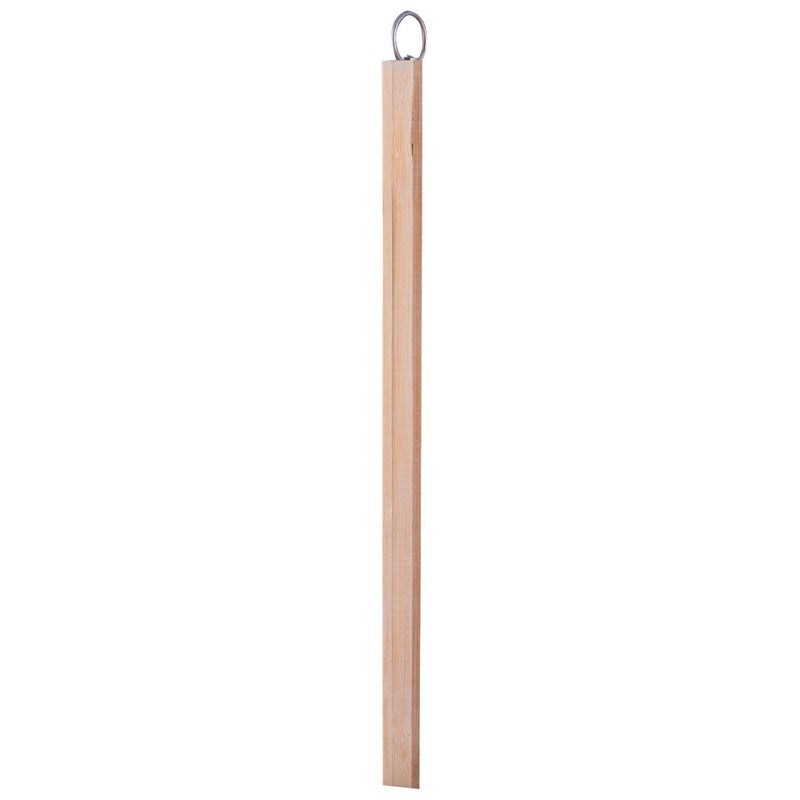 Go Hooked Go Hooked Wooden Bamboo Kitchen Chopping Cutting and Slicing Board with Holder for Fruits Vegetables and Meat Antibacterial Surface with Stainless Steel Handle Wooden Color Pack of 1 32x22 Cm  - Image 3