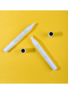 Mont Marte 2-Piece Signature Dual Tip Acrylic Paint Marker Pens White Ink  - Image 2
