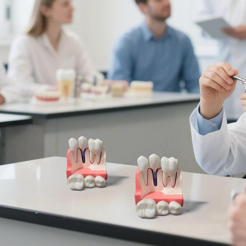 PVC Dental Training Model 4X Enlarged With Removable Crown And Implant For Clinical Instruction - Image 3