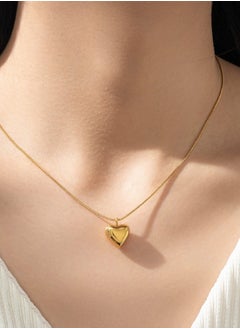 MANIKAN Necklace Heart-Shaped Made of Stainless Steel for women's  - Image 2