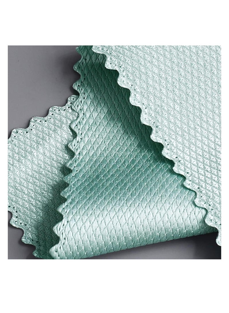 ECVV ECVV 40 * 30cm 5 Packs Kitchen Cleaning Cloth Microfiber Towel Cloth Multi Purposes Clean Towel Nanoscale Easy Clean Rags for Cleaning Mirror Glass Screen - Image 5