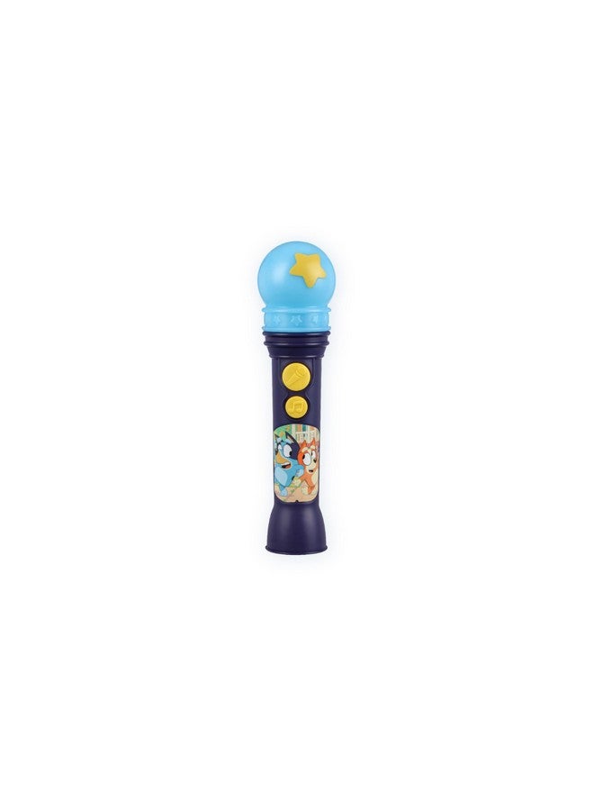 eKids Bluey Microphone Toy for Toddlers, Includes Built-in Music and Lights, Designed for Fans of Bluey Toys - Image 2