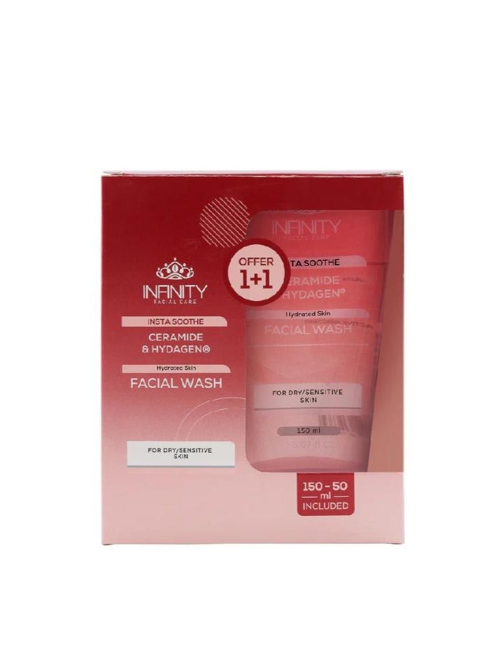 إينفينيتي العناية بالوجه إنستا سوث غسول الوجه الترويجي 1+1 - Image 1
