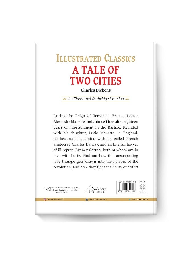 A Tale of Two Cities : Illustrated Abridged Children Classic English Novel with Review Questions (Hardback) - Image 5