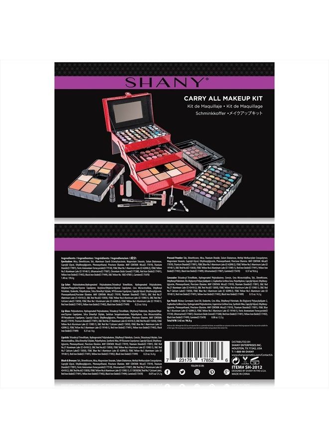 Shany All In One Makeup Kit (Eyeshadow, Blushes, Powder, Lipstick & More) Holiday Exclusive - Image 3