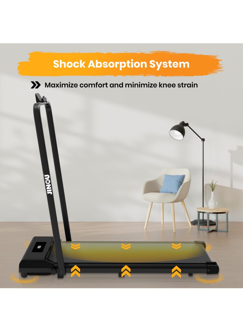 Jinou - Walking Pad - Made with Upgraded Electronics and Premium Quality Aluminium and Pvc Plastic – Treadmill with Foldable Handle – For Walking and Running - Image 1