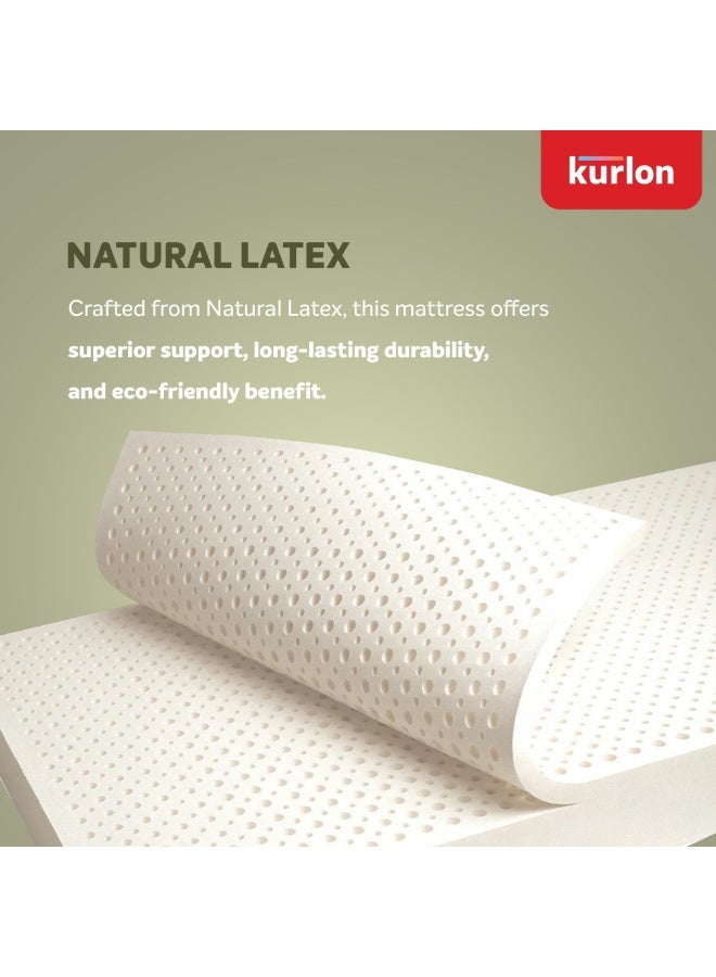 Kurlon Earth Spring |Pocket Spring Mattress with Natural Latex and Wool Padding| 3 Zone Spinal Support |Hypoallergenic Comfort |Motion Isolation | 200x180x25 - Image 2