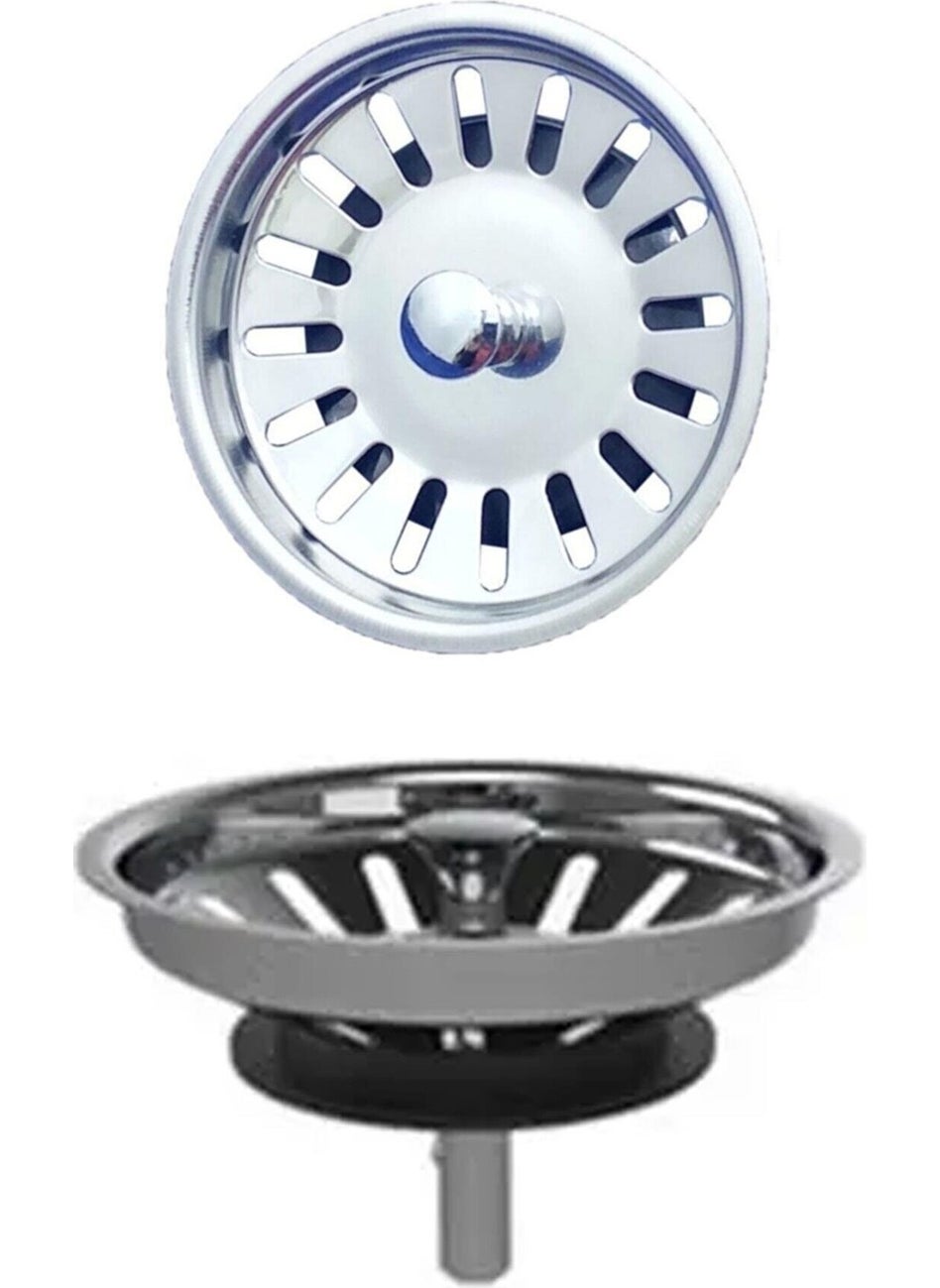 Biterse If it ends, Garbage Stainless Steel Siphon Strainer 8 cm Sink Sink Strainer Sink Drain Strainer  - Image 3
