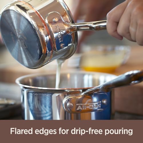 All-Clad Copper Core 5-Ply Stainless Steel Sauté Pan with Steel Lid 6 Quart Induction Oven Broiler Safe 600F Pots and Pans, Cookware Silver - Image 5