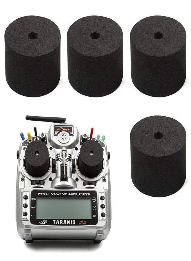 elechawk 4PCS RC Transmitter Stick Protector Protective Cover for Frsky X9D X7 Jumper T16 Flysky TH9X Spektrum - Image 1