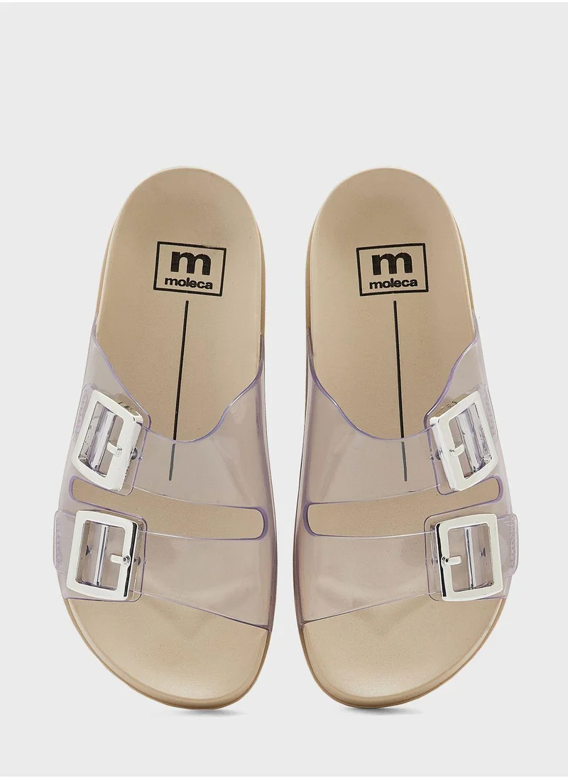 MOLECA Helena Multi Strap Flat Sandals