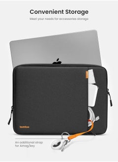 Tomtoc Defender-A13 Case for 14 Inch MacBook Pro M4/M3/M2/M1 Water-Repellent Shockproof Full Protection Eco-Friendly Laptop Sleeve  - Image 2