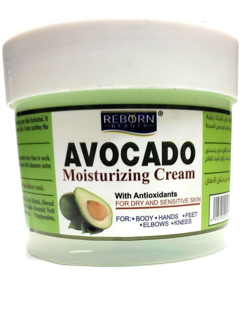 REBORN Face And Body AvocadoMoisturizing Cream 500ml - Image 1