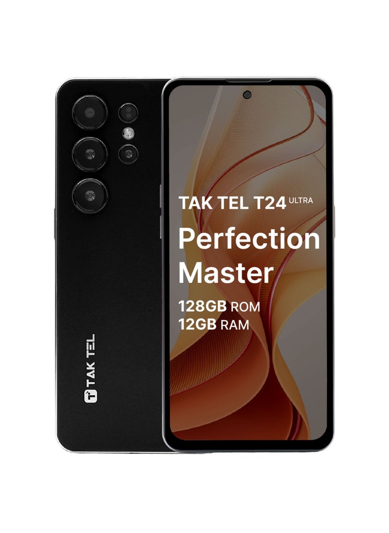 تا كتيل Tak Tel T24 هاتف ذكي يعمل بنظام Android بسعة تخزين 128 جيجابايت، وذاكرة الوصول العشوائي 12 جيجابايت، وشاشة عالية الدقة 6.6 بوصة، وبطارية 5000 مللي أمبير في الساعة، وكاميرا بدقة 13 ميجابكسل  - Image 1