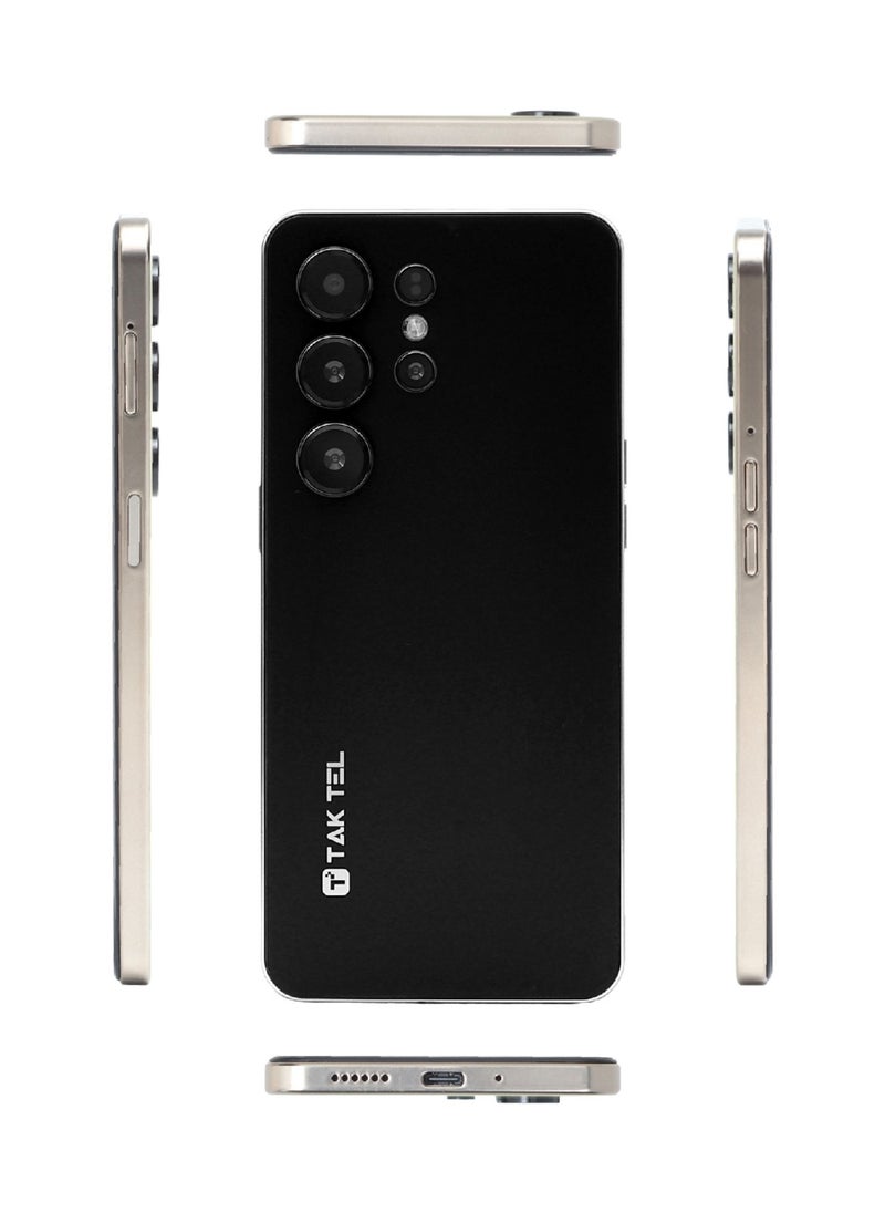 تا كتيل Tak Tel T24 هاتف ذكي يعمل بنظام Android بسعة تخزين 128 جيجابايت، وذاكرة الوصول العشوائي 12 جيجابايت، وشاشة عالية الدقة 6.6 بوصة، وبطارية 5000 مللي أمبير في الساعة، وكاميرا بدقة 13 ميجابكسل  - Image 2