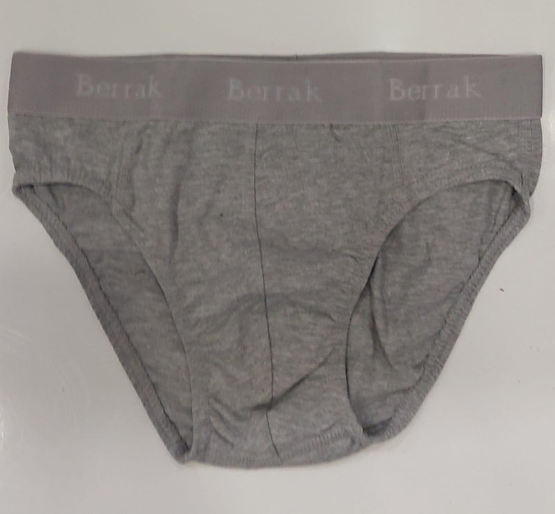 Berrak 1071 Men's Elastic Waist Slip Panties 3 Pieces