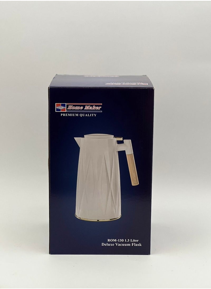Home Maker Tea & Coffee Flask 1.3 Litre Gold  - Image 2