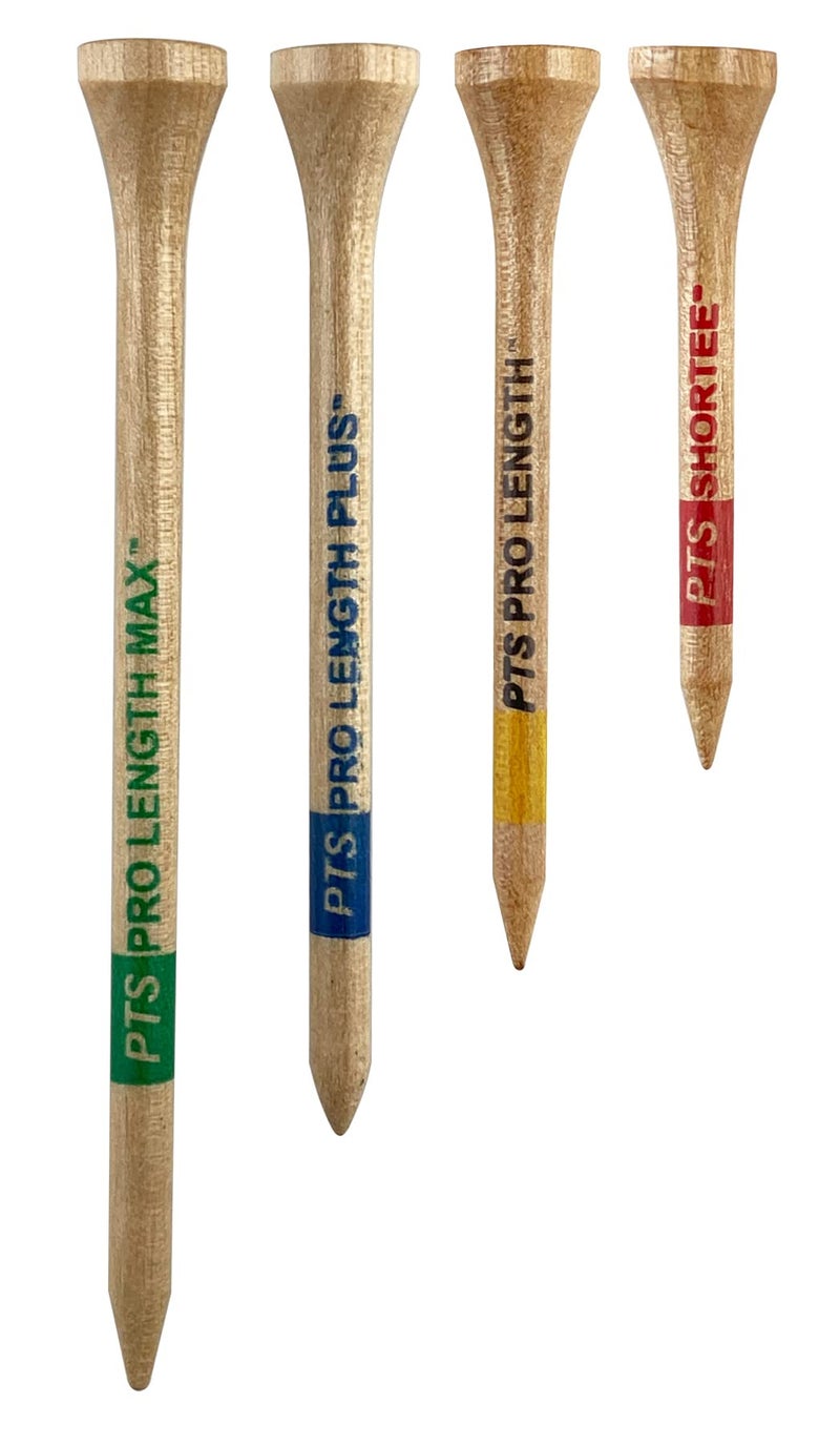 PRIDE GOLF TEE Pride Professional Tee System ProLength Plus Tee, 3-1/4-Inch, 75 Count Bag (Blue on Natural) - Image 3
