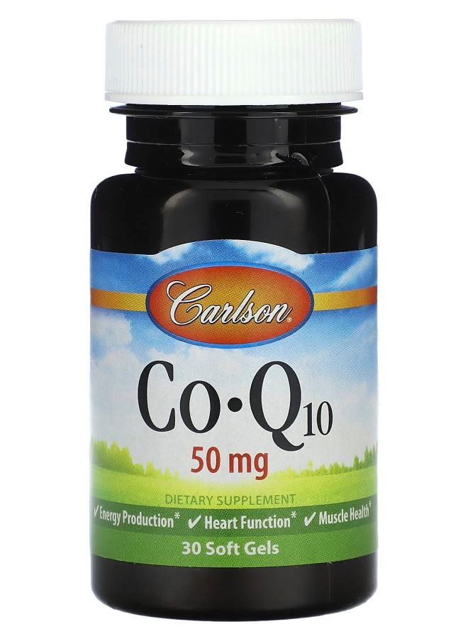 CoQ10 50 mg  30 Soft Gels