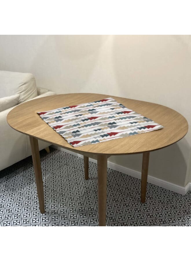  انتكس بيت الستائر مفرش طاولة مربع أنيق صوفيا من إنتكس هوم - قماش مخملي فاخر من الكتان، 60×60 سم، قطعتان - Image 2