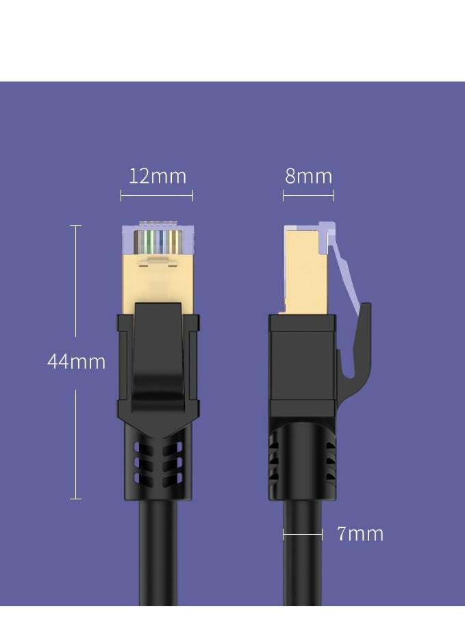 Cat8 Ethernet Cable High Speed 40Gbps 2000MHz RJ45 Network Internet Braided Shielded Cord LAN Wire Compatible with Gaming Switch PC PS5 PS4 Xbox Modem Router WIFI Extender Patch Panel - pzsku/ZC04E5D5B7FB1EE78212DZ/45/_/1731912067/e05c90e8-7e7b-41f4-a279-131a67486229