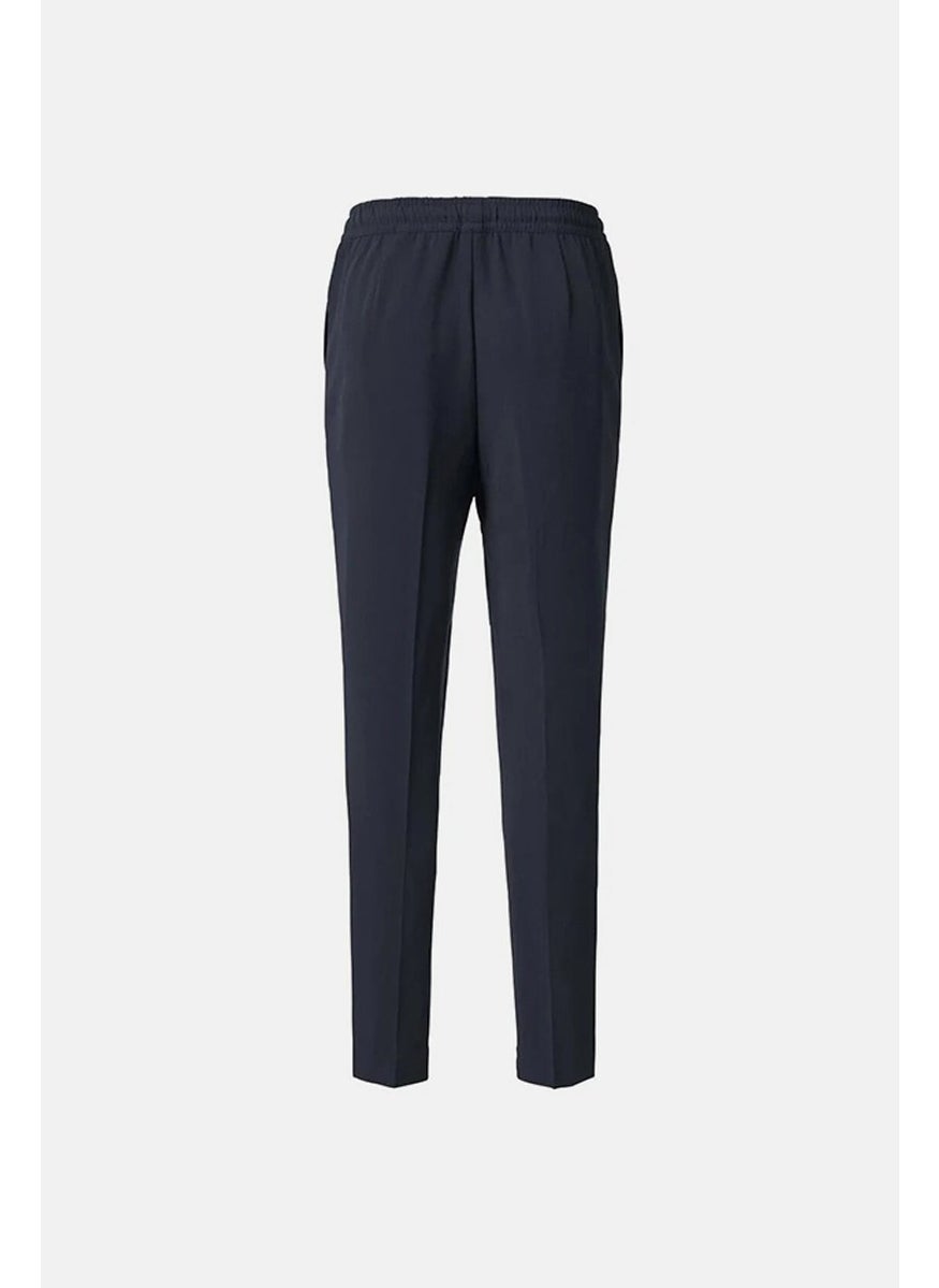 Tchibo - Women Plain Regular Fit Jogger Pants, Navy Blue - Image 1