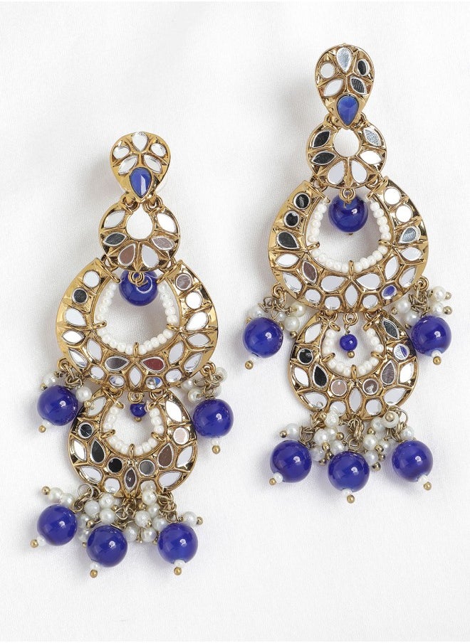 Gold-Toned & Blue Contemporary Chandbalis Earrings - pzsku/ZC04E66794C859E66B5D6Z/45/1741176483/ca6f79e2-c960-4e34-b526-516c01a70508