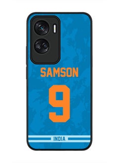Stylizedd Cover for Honor 90 Lite 5G / Honor X50i 5G Case, Rugged Black Slim fit Protective Phone Cases - Player Name - Sanju Samson, Jersey Number- 9  - Image 1