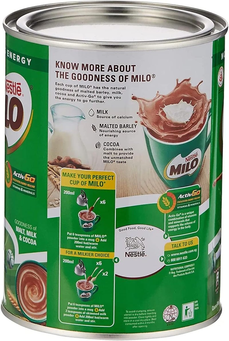 Nestle Milo Health Drink Mix Lower in Sugar 400grams - Image 2